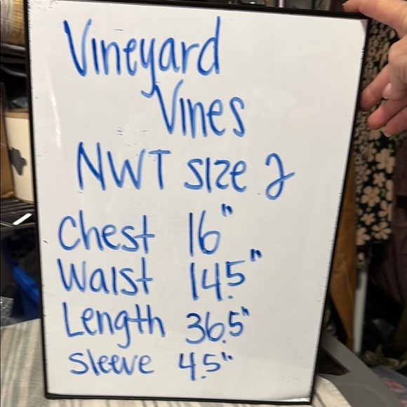 Vineyard Vines NWT Tie Front Seersucker Shirt Dress in Malibu Pank size 2 - Picture 9 of 13